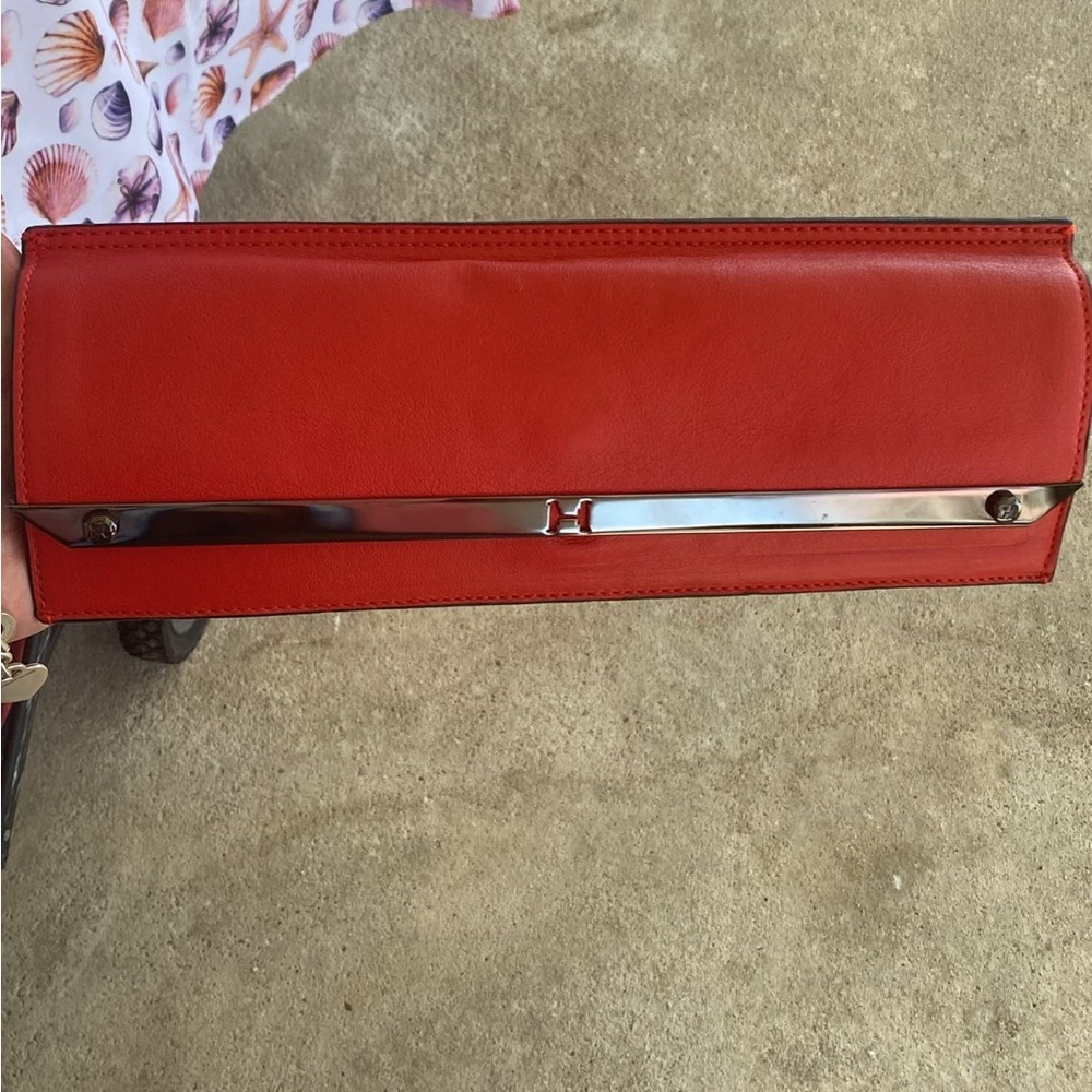 Red Designer Clutch